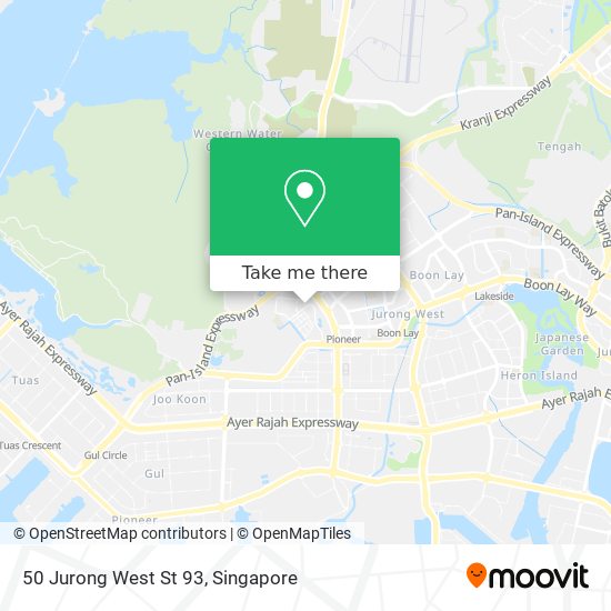 50 Jurong West St 93 map