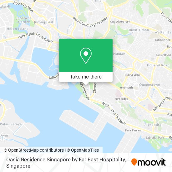 Oasia Residence Singapore by Far East Hospitality地图