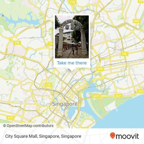 City Square Mall, Singapore map