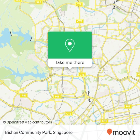 Bishan Community Park map