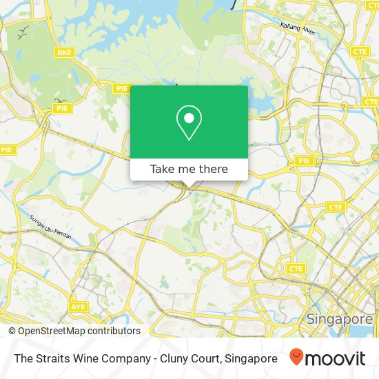 The Straits Wine Company - Cluny Court地图
