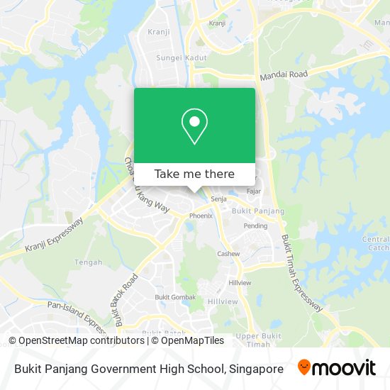 Bukit Panjang Government High School地图