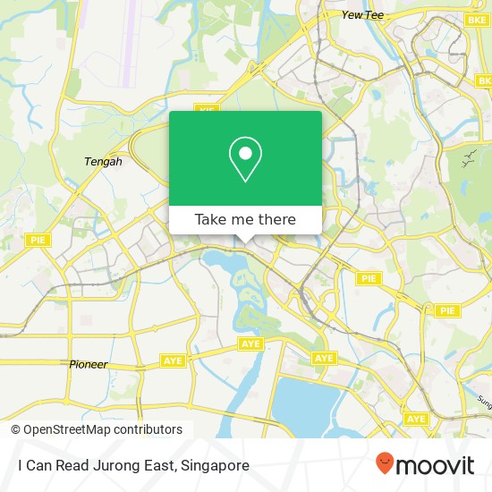 I Can Read Jurong East map
