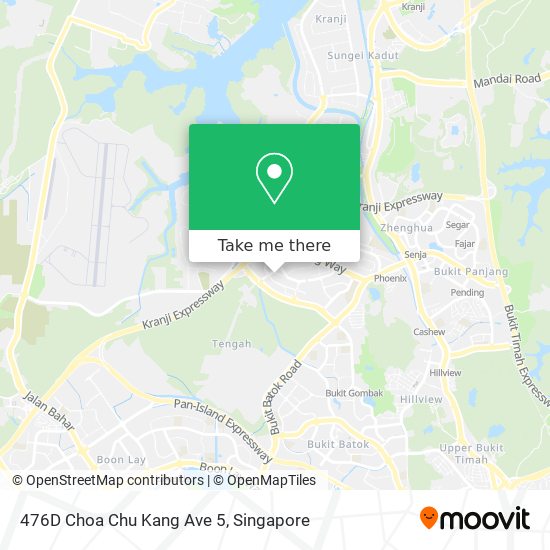 476D Choa Chu Kang Ave 5 map