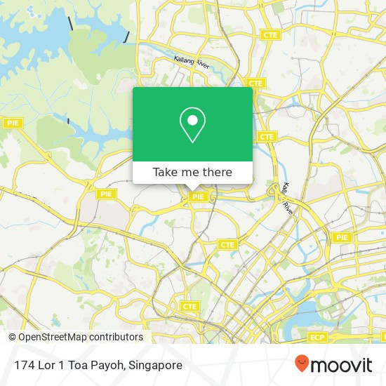 174 Lor 1 Toa Payoh map