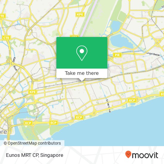 Eunos MRT CP map