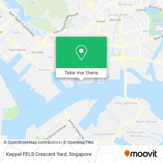 Keppel FELS Crescent Yard map