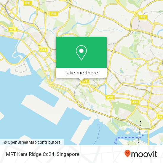 MRT Kent Ridge Cc24 map