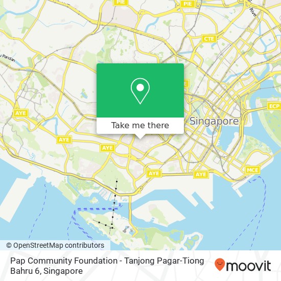 Pap Community Foundation - Tanjong Pagar-Tiong Bahru 6地图