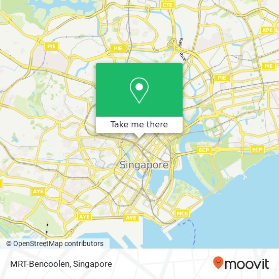 MRT-Bencoolen map