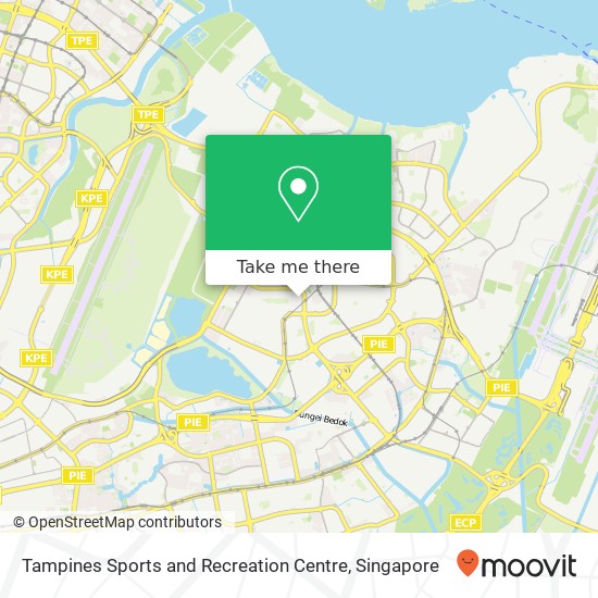 Tampines Sports and Recreation Centre map