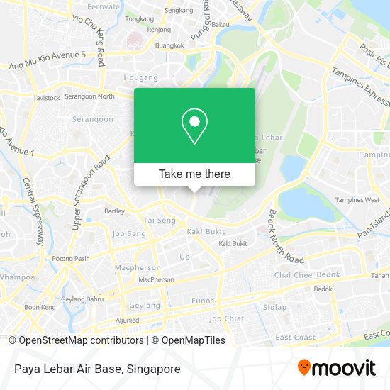 Paya Lebar Air Base map