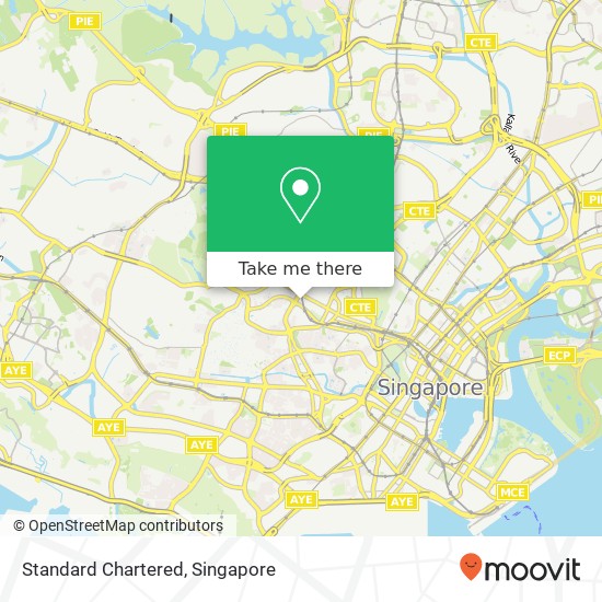 Standard Chartered map