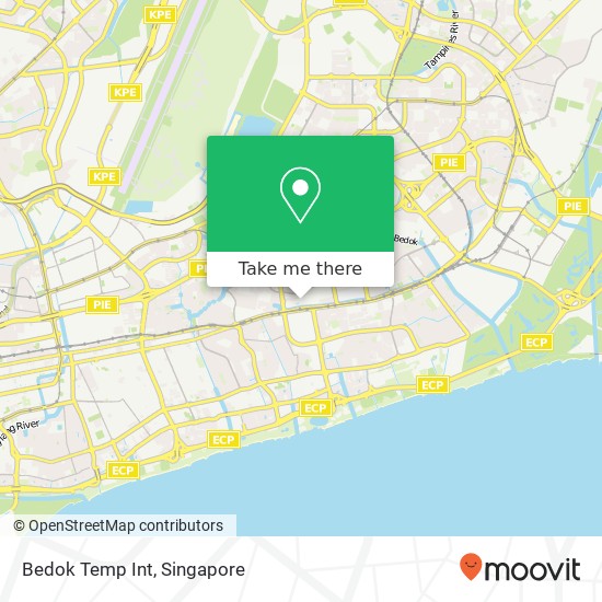 Bedok Temp Int map