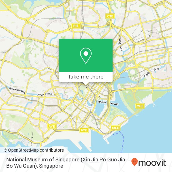 National Museum of Singapore (Xin Jia Po Guo Jia Bo Wu Guan)地图