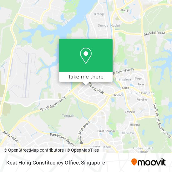 Keat Hong Constituency Office map
