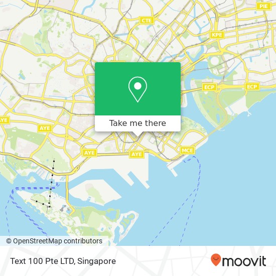 Text 100 Pte LTD map