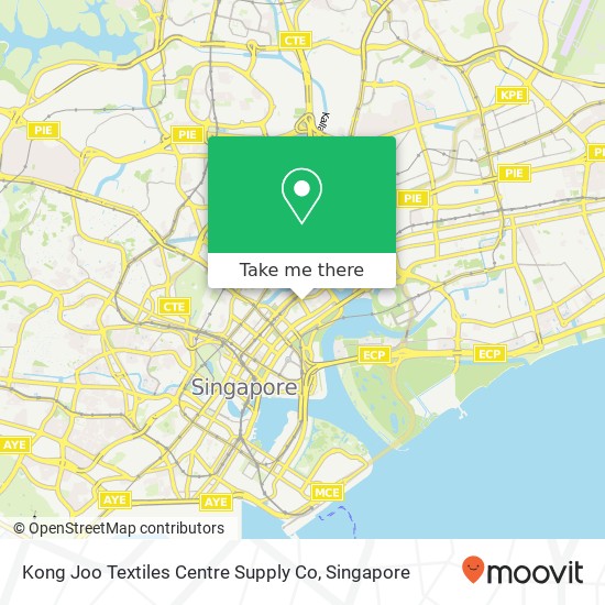 Kong Joo Textiles Centre Supply Co map