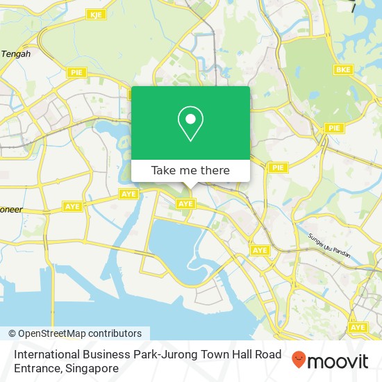 International Business Park-Jurong Town Hall Road Entrance map