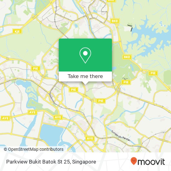 Parkview Bukit Batok St 25 map