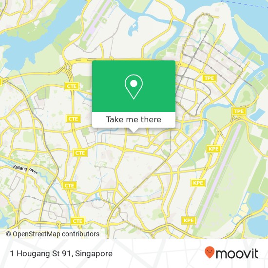 1 Hougang St 91地图
