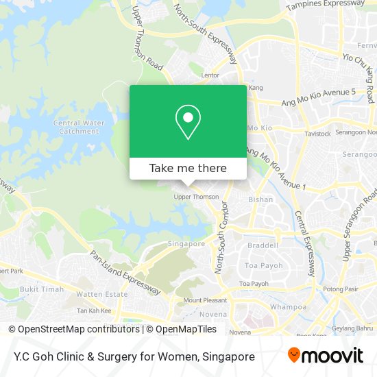 Y.C Goh Clinic & Surgery for Women map