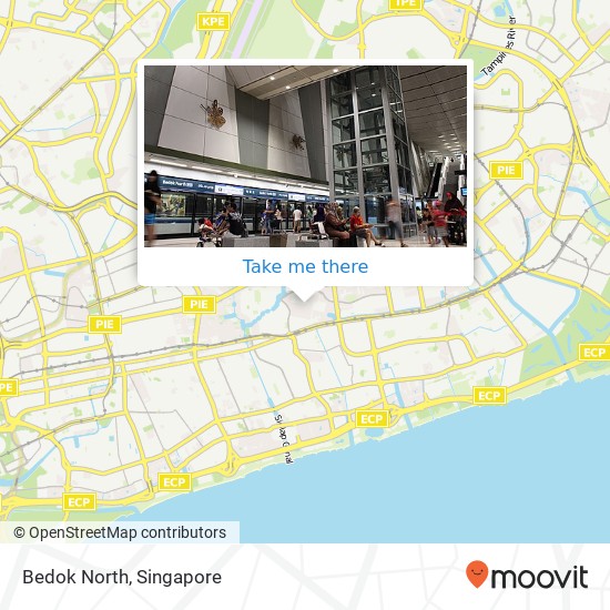 Bedok North地图