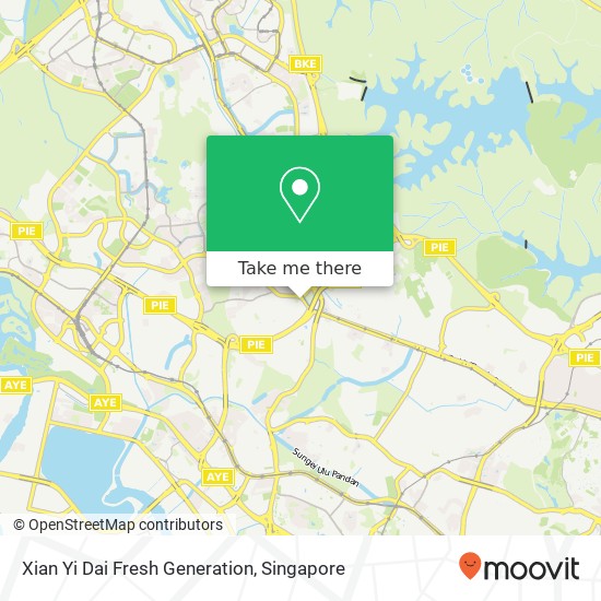 Xian Yi Dai Fresh Generation map