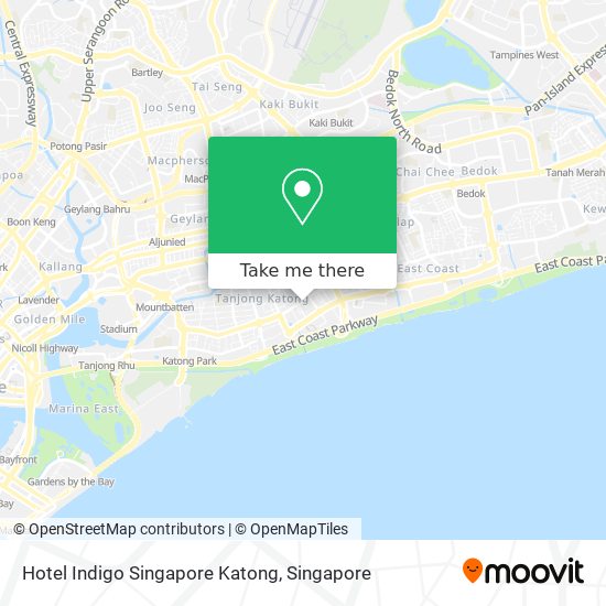 Hotel Indigo Singapore Katong map