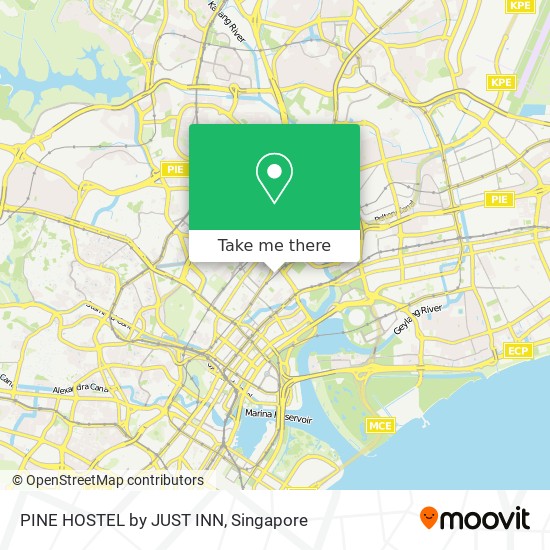 PINE HOSTEL by JUST INN map
