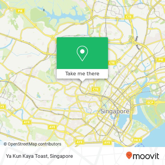 Ya Kun Kaya Toast map