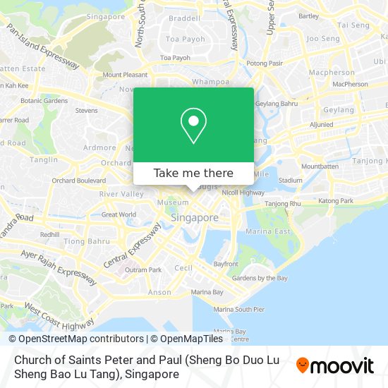 Church of Saints Peter and Paul (Sheng Bo Duo Lu Sheng Bao Lu Tang) map