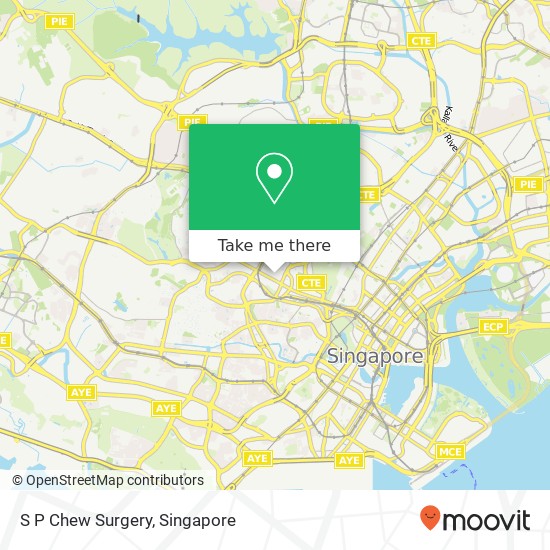 S P Chew Surgery map