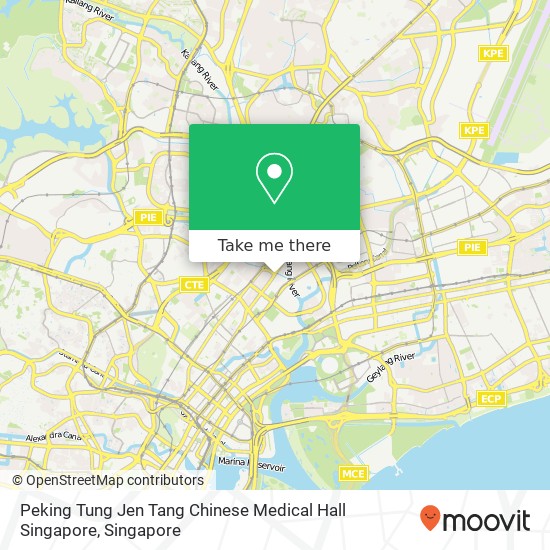 Peking Tung Jen Tang Chinese Medical Hall Singapore map