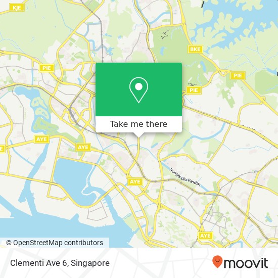 Clementi Ave 6 map