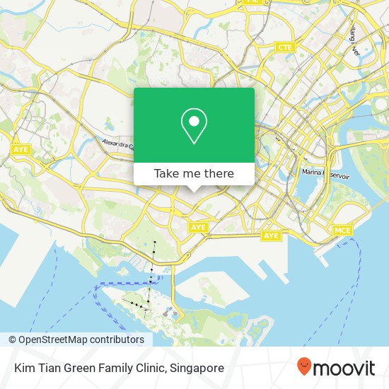 Kim Tian Green Family Clinic地图