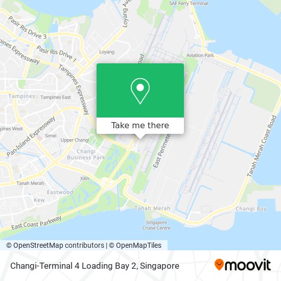 Changi-Terminal 4 Loading Bay 2 map