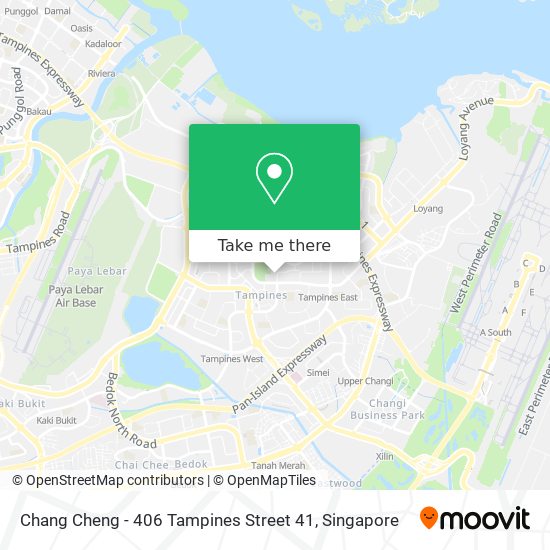 Chang Cheng - 406 Tampines Street 41 map