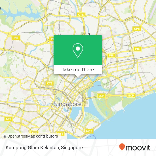 Kampong Glam Kelantan map