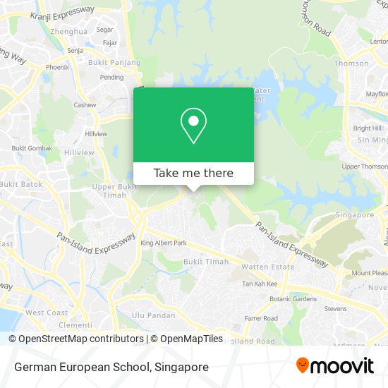 German European School map