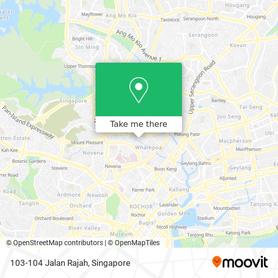 103-104 Jalan Rajah地图