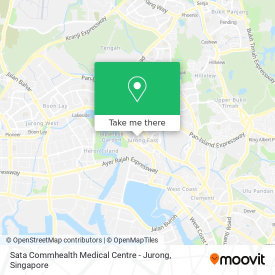 Sata Commhealth Medical Centre - Jurong map