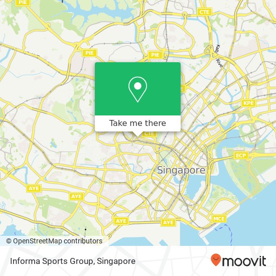 Informa Sports Group map