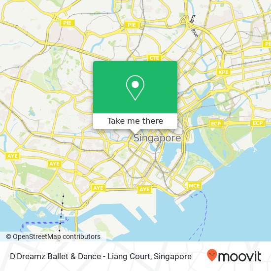 D'Dreamz Ballet & Dance - Liang Court map