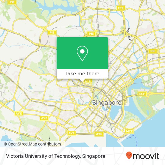 Victoria University of Technology map