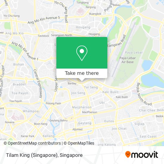 Tilam King (Singapore) map