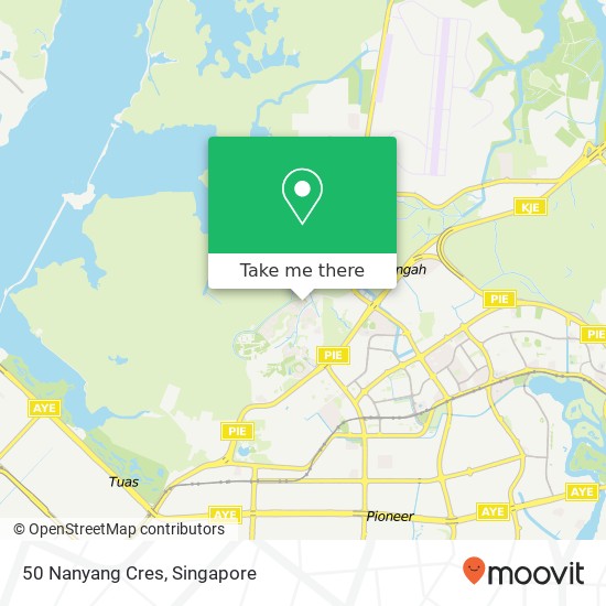 50 Nanyang Cres地图