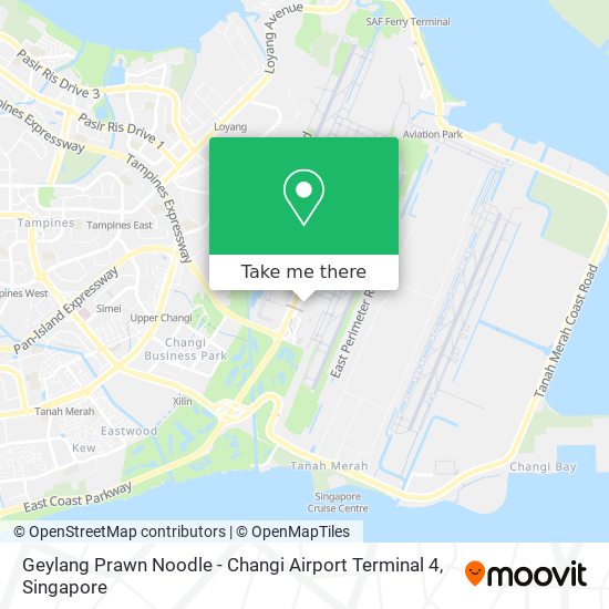 Geylang Prawn Noodle - Changi Airport Terminal 4 map