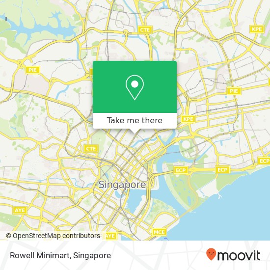 Rowell Minimart map