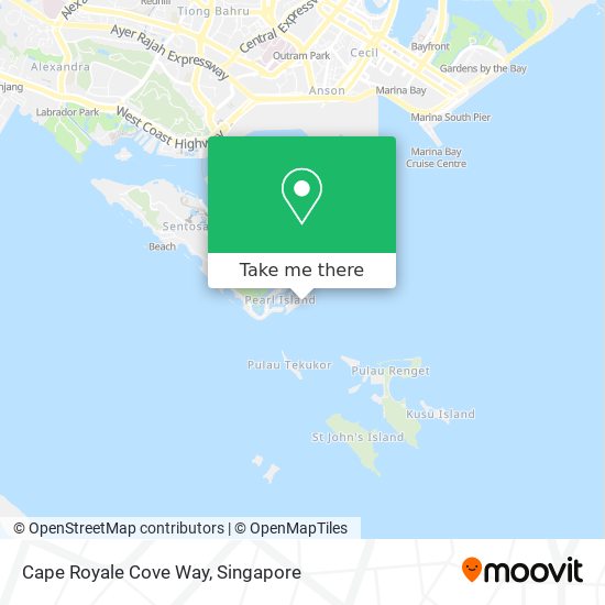 Cape Royale Cove Way map